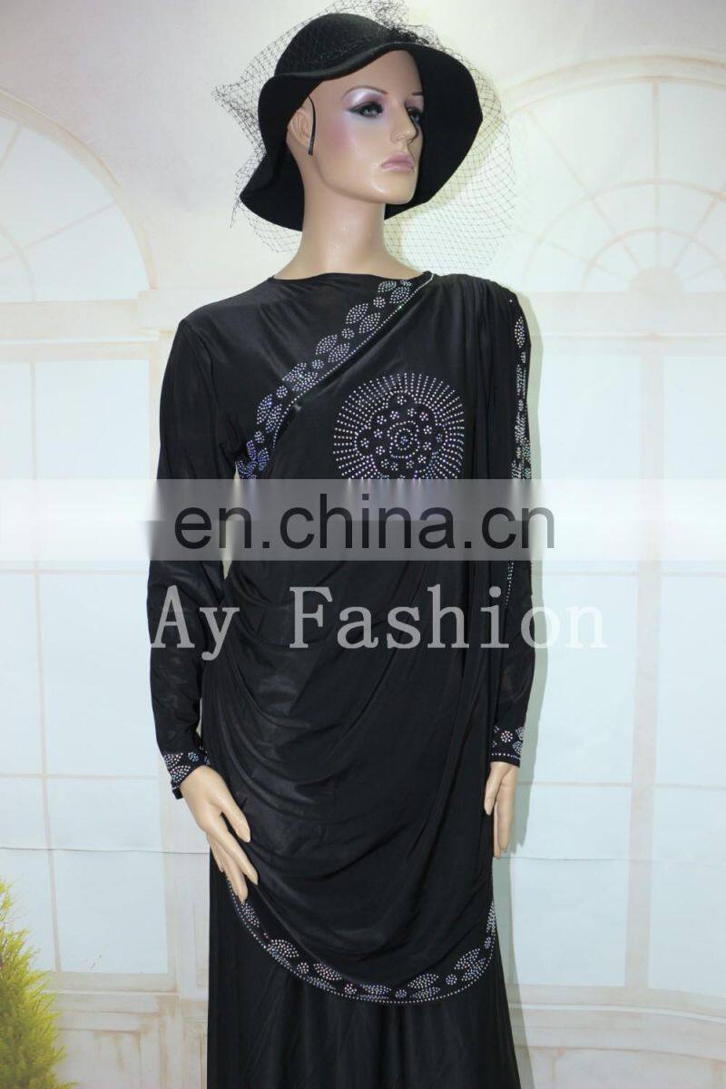 Islamic clothing 100%polyester fabric material muslim arab thobe thawb robe abaya