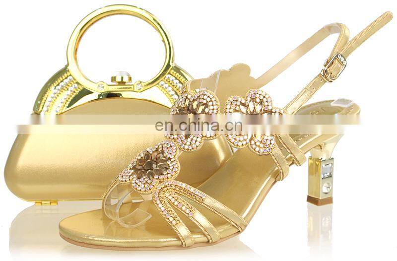 Gold high heel shoes low price