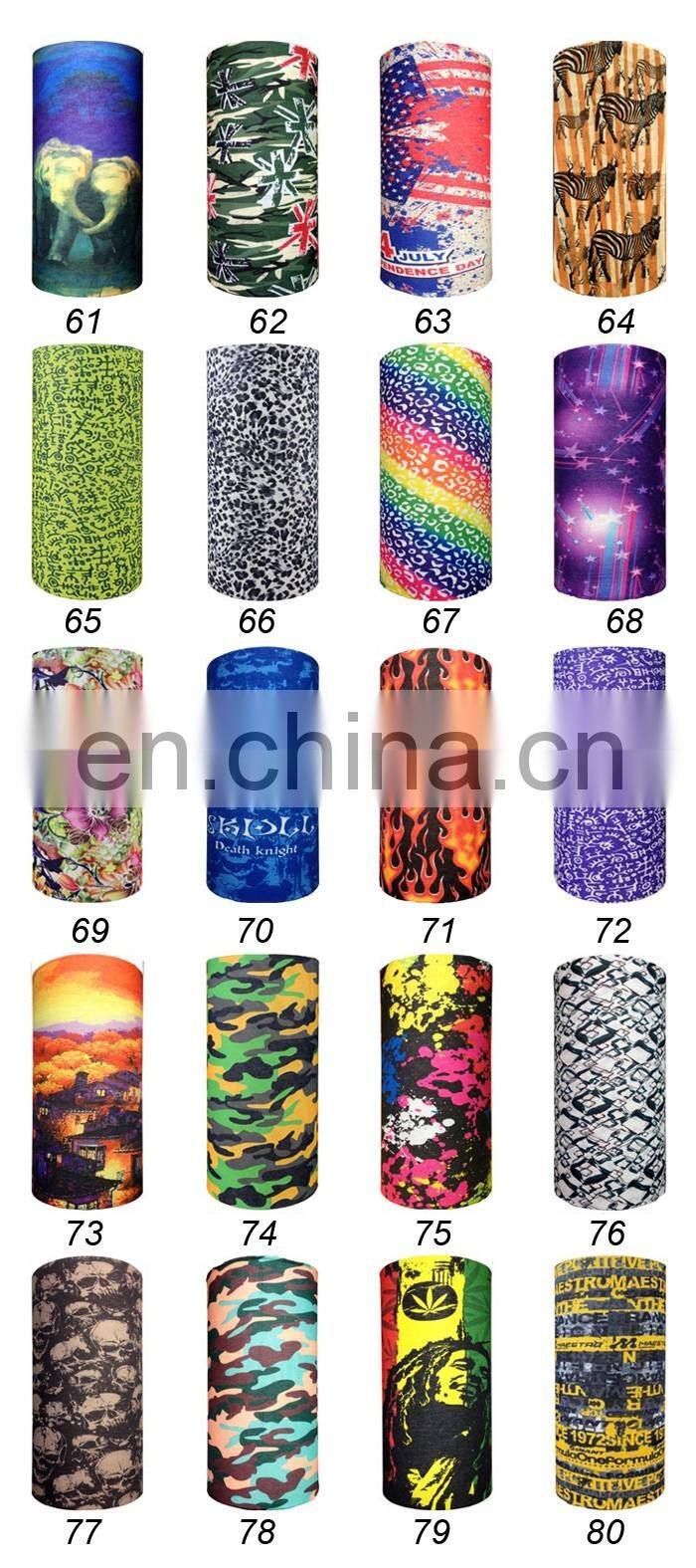 paisley printed scarf high quality digital printing riding headscarf tube bandana