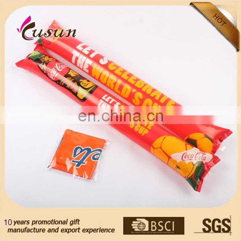 Custom Hot Selling Printed PE Inflatable Cheering Stick