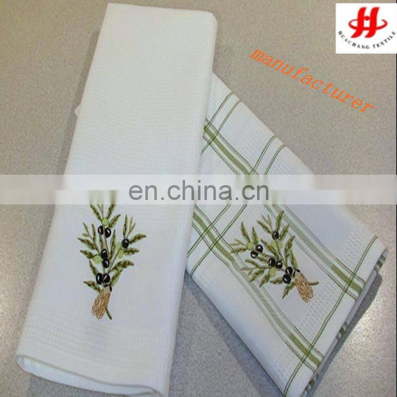cotton yarn dyed jacquard kitchen towels Dezhou