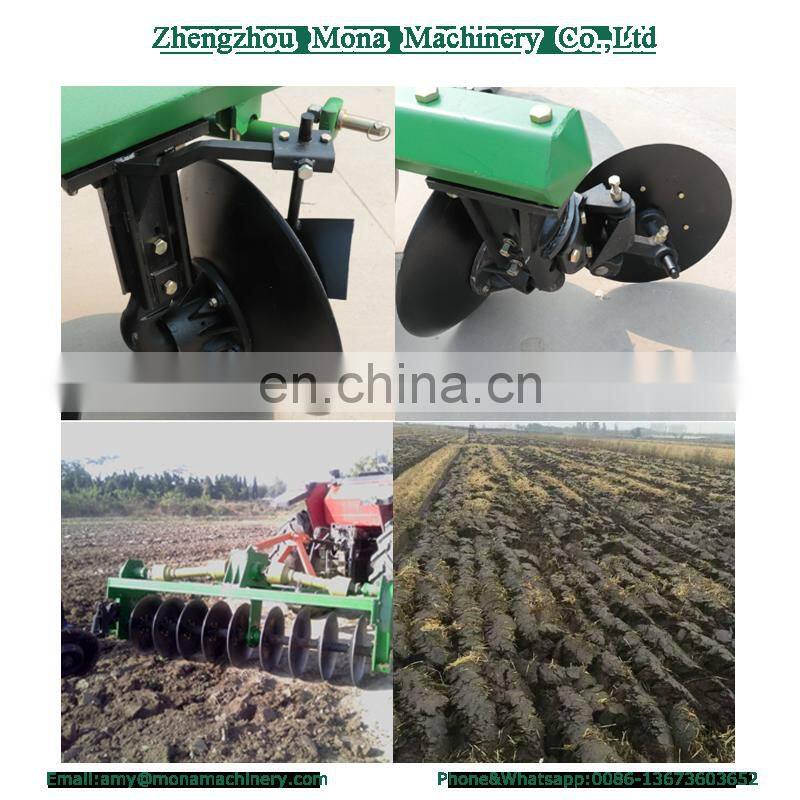 Agricultural equipment two way disc plough for walking tractor