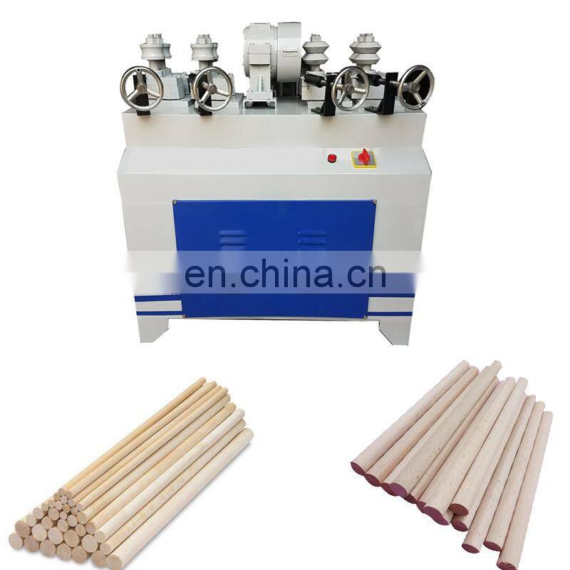 Wood round bar making machine / mop stick making machine