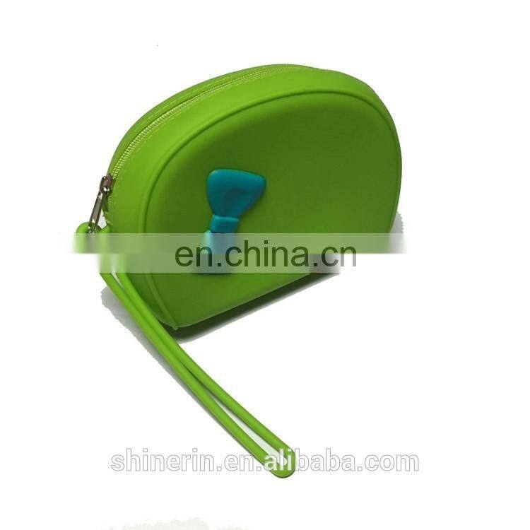 Silicone Handbag Purse Women Clutch Coin Bag Oem Design Fancy Wallet Ladies Wristlet Purse