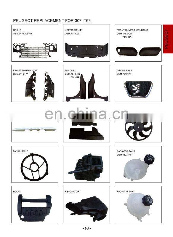 FOR PEUGEOT 307 T63 Resonator