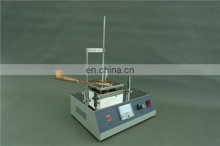 China SYD-3536 electric Bitumen Asphalt Cleveland Flash Fire Point Test Meter