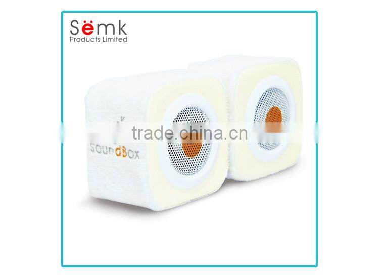 Soft music design box speaker sound system stereo speakers wholesale