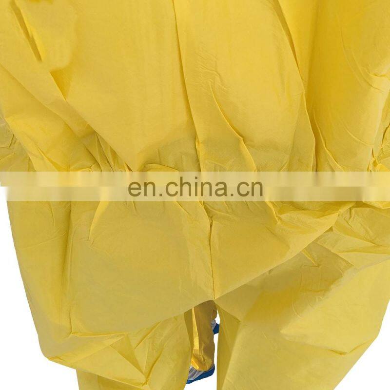 Non Woven Coverall Disposable Chemical Microporous Coverall Safety Suit