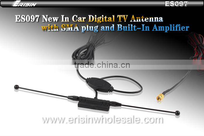 Erisin ES097 Ourdoor Car DVB-T Antenna with Amplifier Stable Performance