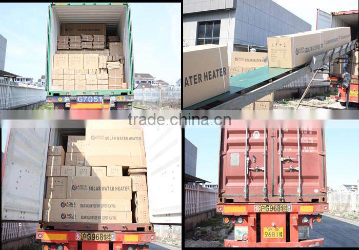 Green energy instant hot water vacuum tube solar collector for gym with CE, CCC, ISO9001, SRCC, Solar Keymark, CSA-F378