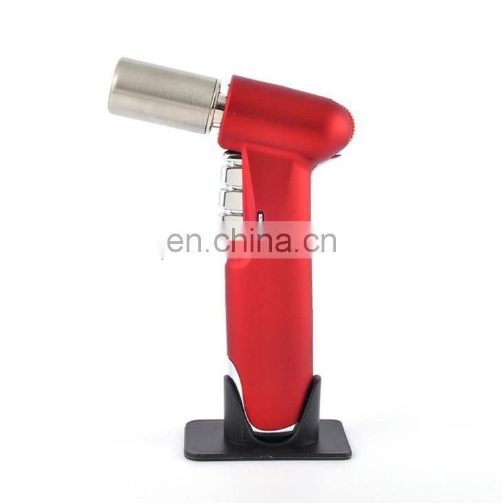 New Arrival Windproof Metal Heat Resisting Adjustable Flame Custom Logo Jet Lighter