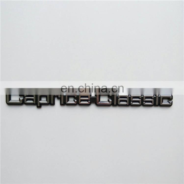 Customized ABS Chrome Parts Plastic Rear 3D Caprice Classic Car Badges Emblem