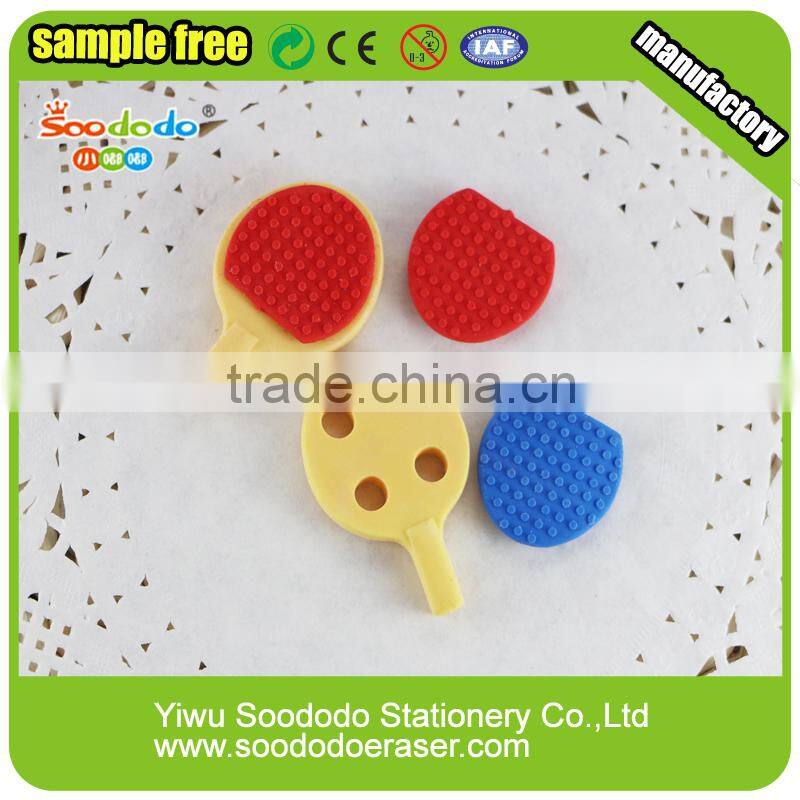 3D balls eraser sport puzzle stationery set