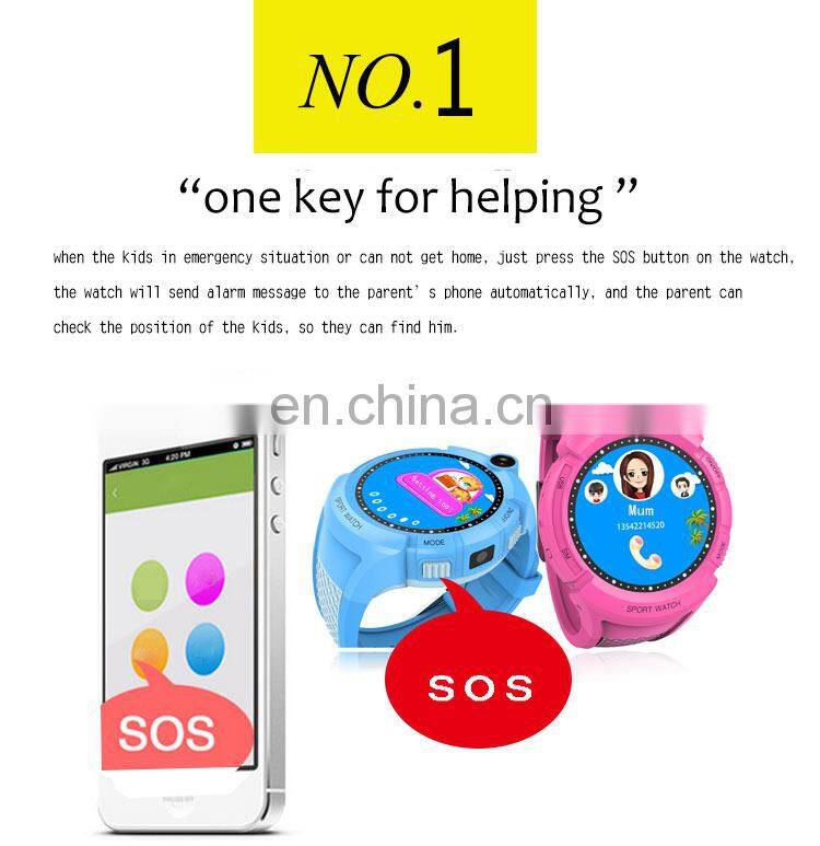 IP67 Waterproof SOS Sport Children Tracking Kids Smart Watch GPS Q610