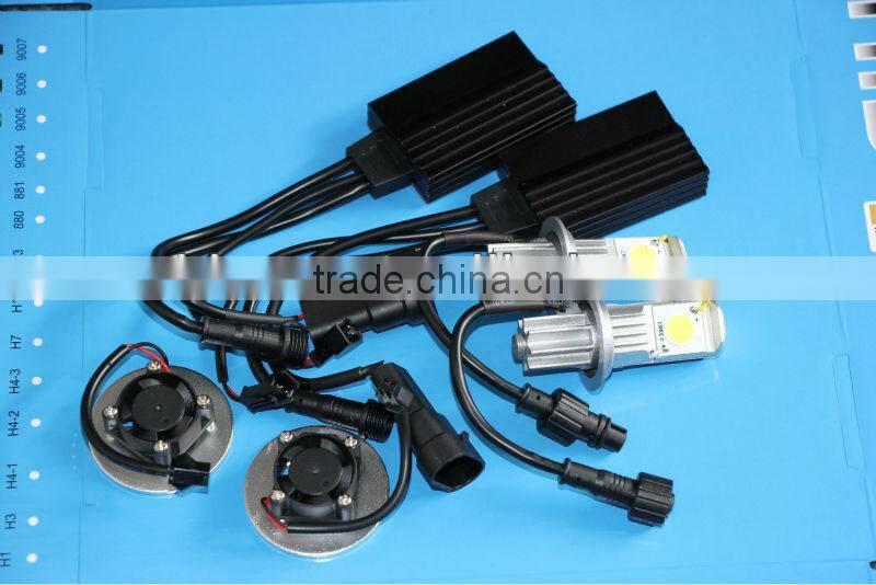 High Power 50w Car LED Headlight H4 H/l bixenon Moving Xenon Low beam