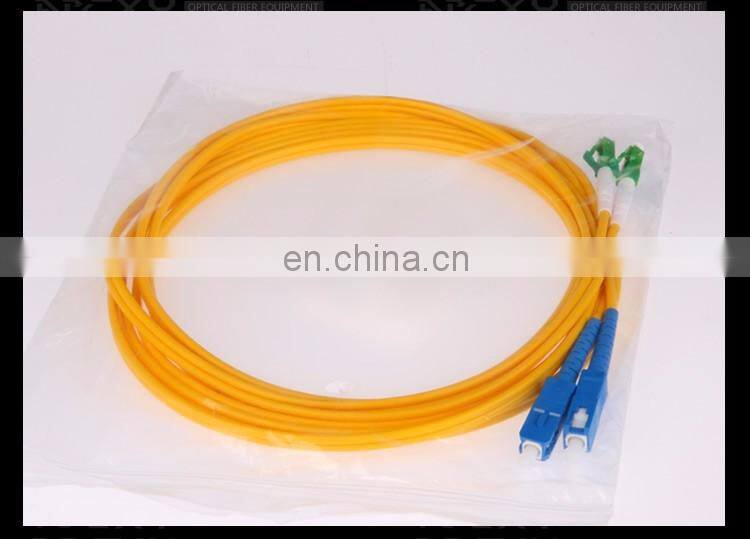 Indoor SC/UPC-LC/APC 3meter 9/125um 2.0mm Singlemode Duplex fiber patch cable
