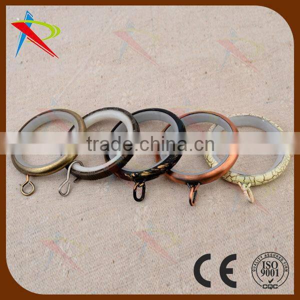 plated &high polishing curtain ring black clip
