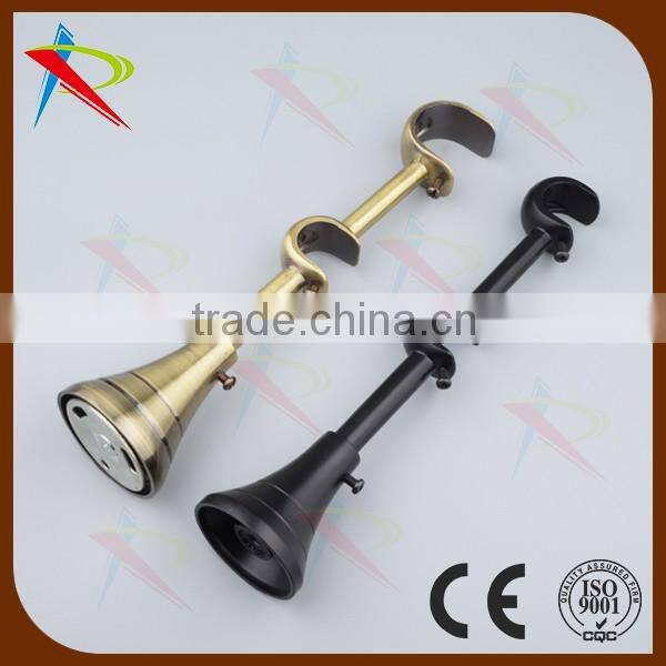 Black curtain pole ceiling bracket size of 19mm&19mm