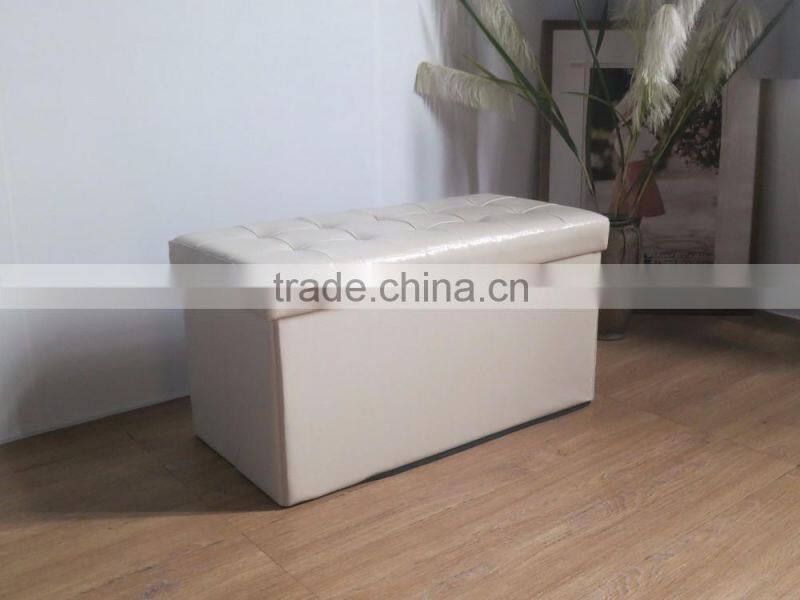 Folding Metal Bed/ Ottoman Stool