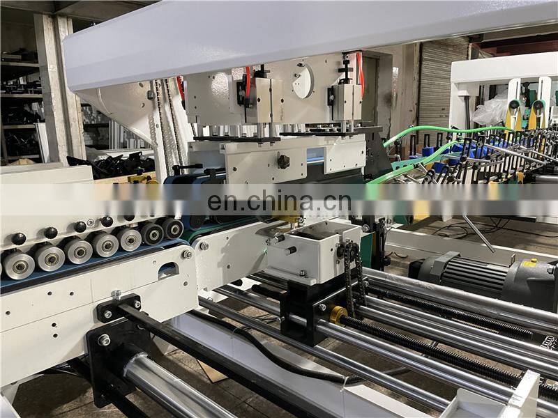 UFG1650B2A high speed Automatic french fry cake food delivery 3 5 ply corrugated carton paper box folding & gluing machine
