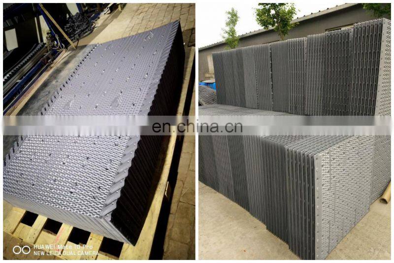 Waste Water Treatment Film Plastic PP PVC Cooling Tower Filler Honeycomb PVC Fills