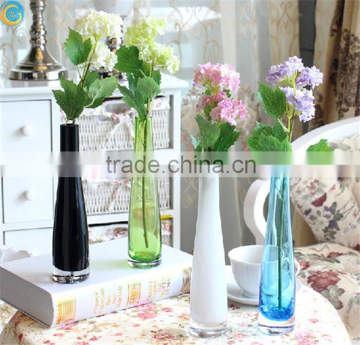 clear tall wedding table centerpiece glass vases