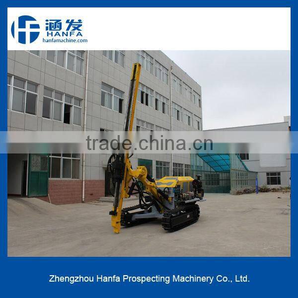 Crawler type rock drilling rig! HF138Y blasting hole drilling machine