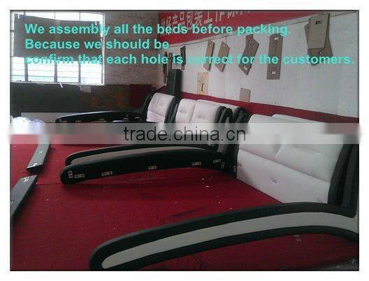 K1715 bedroom furniture modern fabric bed