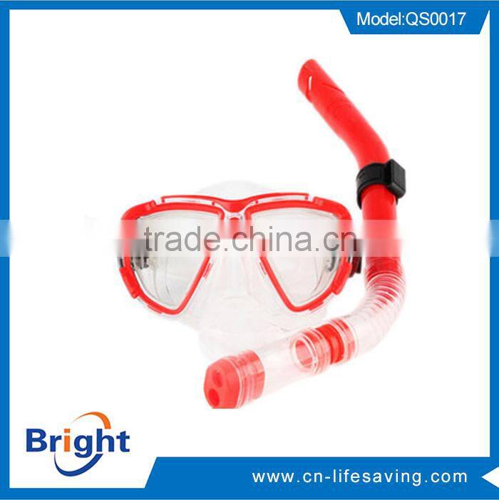 manufacture 2015 new product diving mask snorkel set silicone