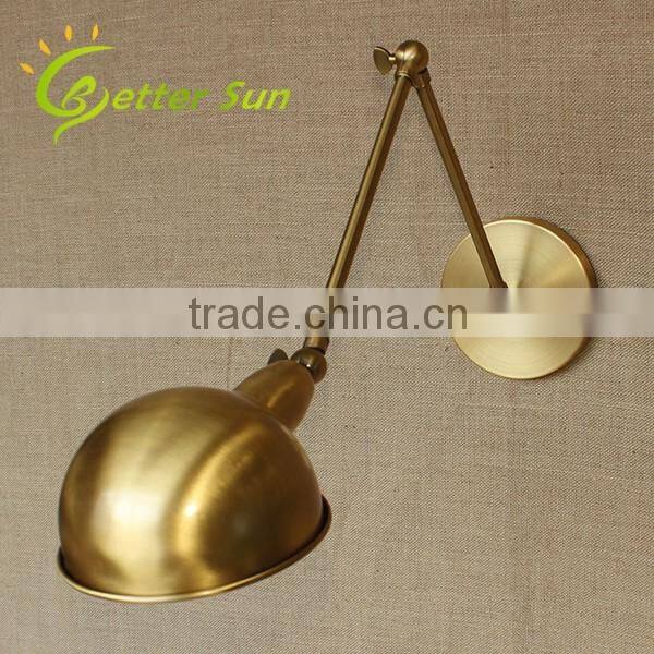 Antique Swing Arm 3W LED Wall Lamp for Hotel