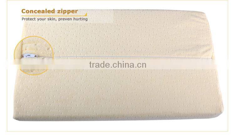 Health care bamboo memory foam pillow in travel use and home use