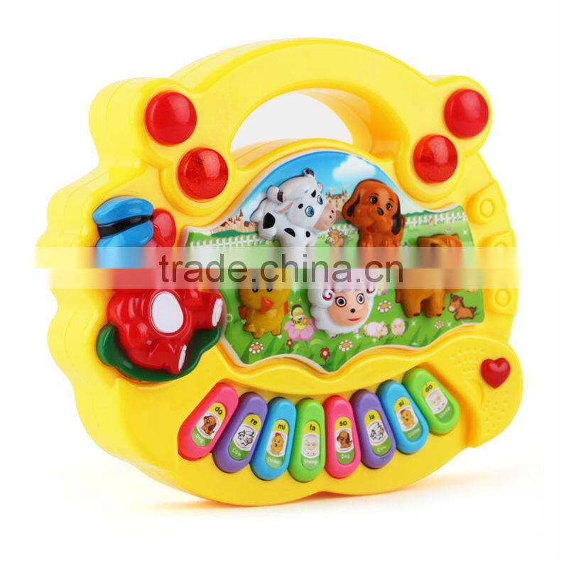 2014 new product animal music toy mini piano electronic keyboard