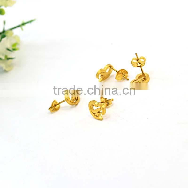 Stud earrings for women stainless steel cute daily wear earrings