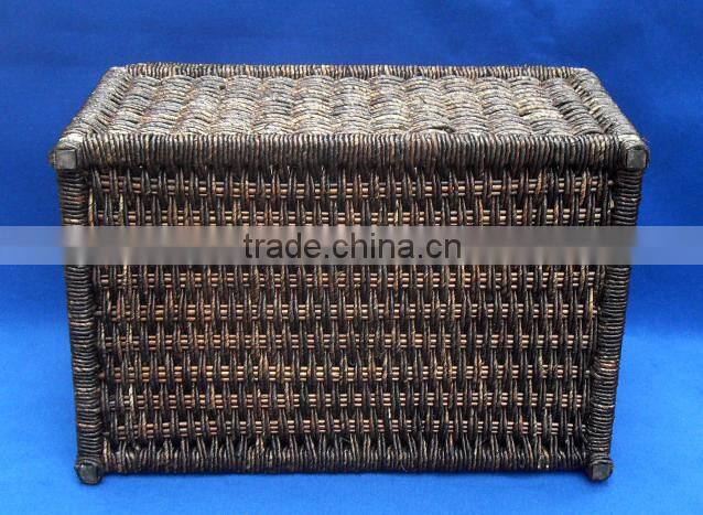 Maize storage basket with cut out handles except wastebasket,set of 6,handicraft,large storage box