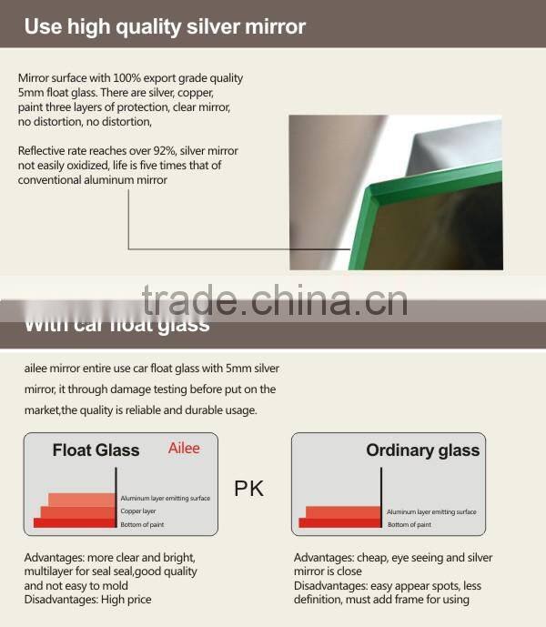 Dressing mirror 4mm high reflective full length dressing glass mirror