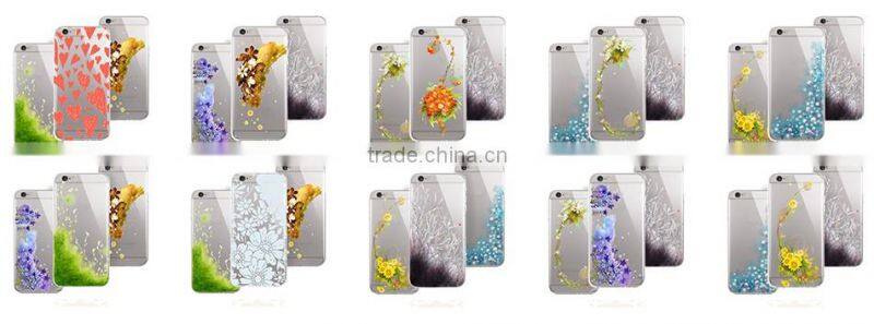 TPU soft scratch-resistant anti-skid translucent shell phone sets for iPhone