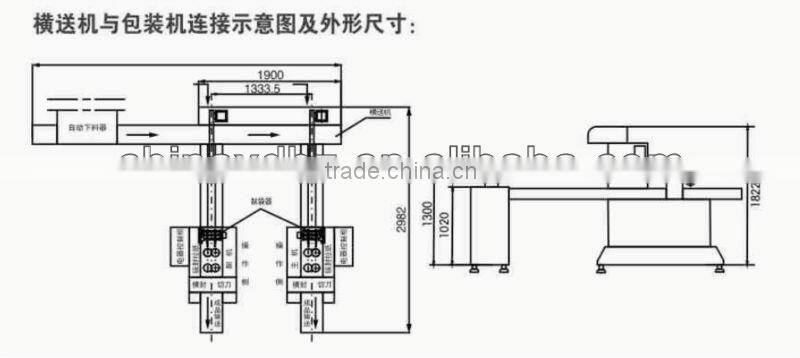 Automatic JY-350C-HSII Pair of Road Ice Cream Packer