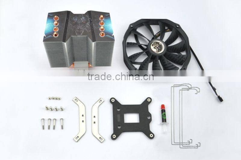 4 heat pipes DC cooling fan CN324 for Intel LGA 115X and AMD series
