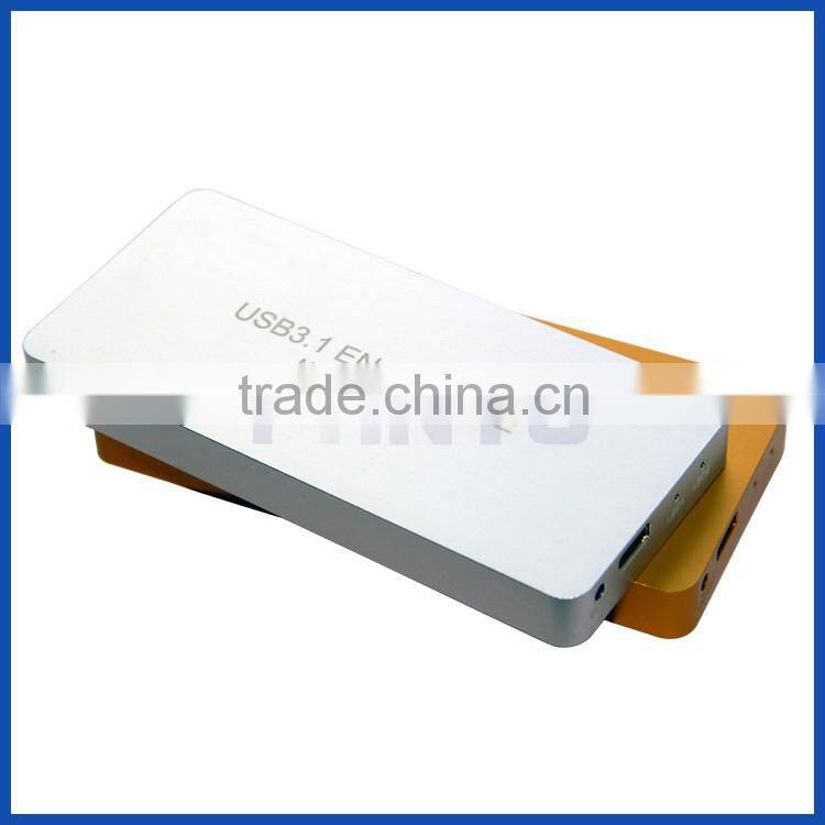 USB 3.1 Type C to 2.5" SSD HDD Enclosure Case Drive For Laptop PC Hard Dish Box For Macbook Not Including HDD SSD