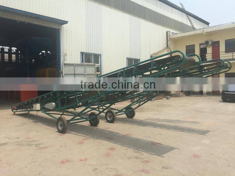 Portable belt conveyor machine price