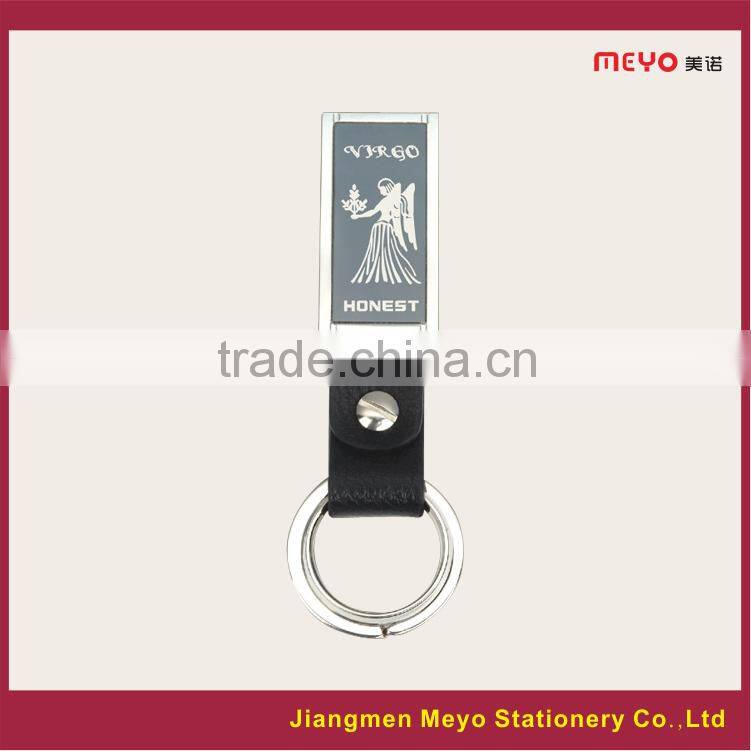 2015 Colletion Advertising Gift Constellation Custom Metal Keychain