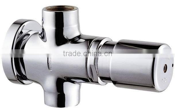 High quality chrome plating flush valve for toilet