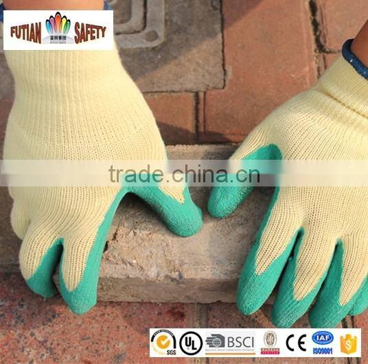 FTSAFETY labour protection glove with latex coated