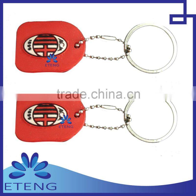 Wholesale custom design soft pvc rubber keychain