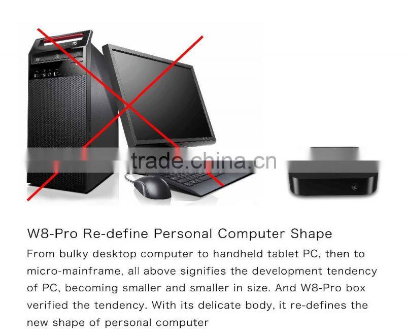 2016 new hot cheap mini pc Vensmile mini pc wintel W8 PRO Cherry Trail Z8300 mini pc 2G/32G 1.84GHz W8 PRO vensmile mini pc