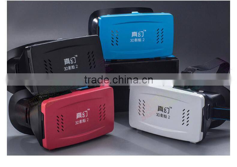 2015 New VR headset with magnet function the same as google cardboard