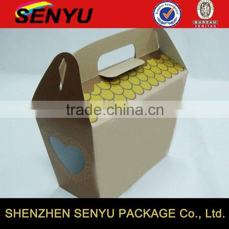 China Recyclable Luxury Brown Paper Bag for Christmas Gifts