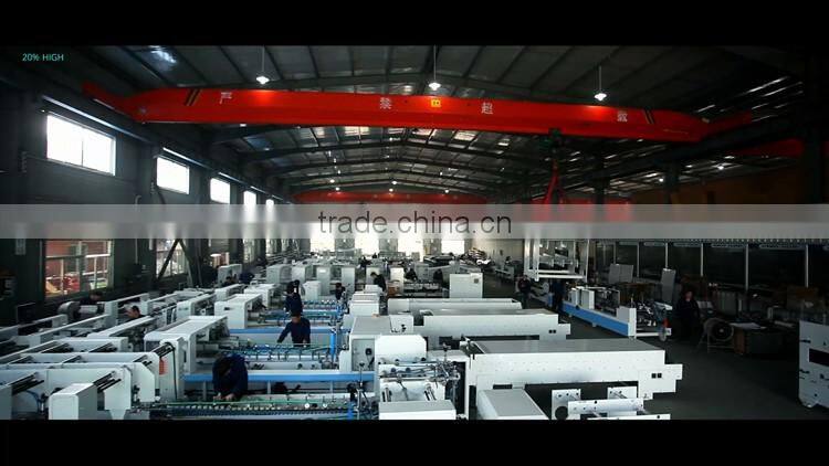 ZH-1450AC-II good price ManufactureHigh-Speed Automatic carton box folder gluer machine for 4 6 corner box