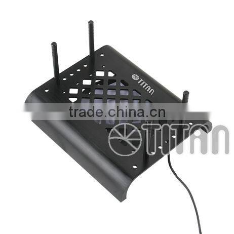 Wholesale electronics mobile set top box cooling aluminum stand holder
