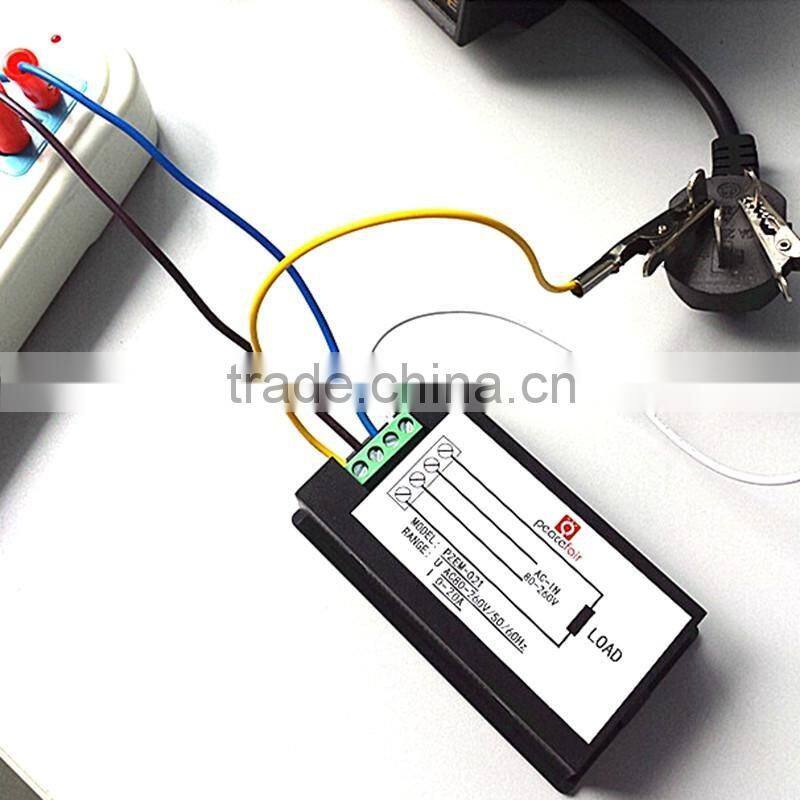 PZEM-021 V2.0 4 in 1 meter Voltage Current Power Energy meter Gauge AC 80-260V/20A voltmeter Ammeter Watt Power Meter Tester